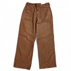 American Eagle NWT High Rise Stovepipe Jeans Brown Women's 6 (28W)